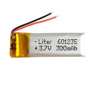 Batterie 601235 LiPo 3.7V 300mAh 1.11Wh 1S 5C Liter Energy Battery pour l'électronique Rechargeable Téléphone Portable Smartwatch GPS - Ne Convient Pas à la Radiocommande 37x12x6mm (300mAh|601235)