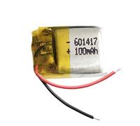 Batterie 601417 LiPo 3.7V 100mAh 0.37Wh 1S 5C Liter Energy Battery pour l'électronique Rechargeable Téléphone Portable Smartwatch GPS - Ne Convient Pas à la Radiocommande 19x14x6mm (100mAh|601417)