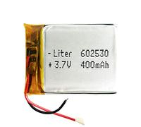 Batterie 602530 LiPo 3.7V 400mAh 1.48Wh 1S 5C Liter Energy Battery pour l'électronique Rechargeable Téléphone Portable Smartwatch GPS - Ne Convient Pas à la Radiocommande 32x25x6mm (400mAh|602530)