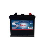 Batterie 6V 140Ah 900A 241x175x230 mm gamme 6 volts (acide inclus) stecopower - 933