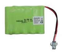 Batterie 6V Nimh, 2400mAh rechargeable Aa RC batterie Sm 2P prise