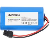 batterie 7,4 Volt adaptée à Wolf Garten Power 100, Li-ion, 7,4V, 2600mAh, 19,2Wh