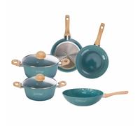 Batterie 7 pièces, revêtement intérieur antiadhésif en céramique, alliage d'aluminium, induction, Boracay OuiChef