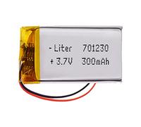 Batterie 701230 LiPo 3.7V 300mAh 1.11Wh 1S 5C Liter Energy Battery pour l'électronique Rechargeable Téléphone Portable Smartwatch GPS - Ne Convient Pas à la Radiocommande 32x12x7mm (300mAh|701230)