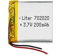 Batterie 702020 LiPo 3.7V 200mAh 0.75Wh 1S 5C Liter Energy Battery pour l'électronique Rechargeable Téléphone Portable Smartwatch GPS-Ne Convient Pas à la Radiocommande 22x20x7mm (200mAh702020)