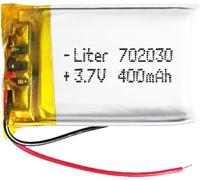Batterie 702030 LiPo 3.7V 400mAh 1.48Wh 1S 5C Liter Energy Battery pour l'électronique Rechargeable Téléphone Portable Smartwatch GPS-Ne Convient Pas à la Radiocommande 32x20x7mm (400mAh702030)