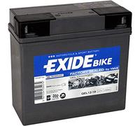 Batterie - 707.26.55 - GEL 519901 EXIDE - Pour la première fois! Technologie de gel pour utilisation moto - que EXIDE Montage avec vis et écrou -