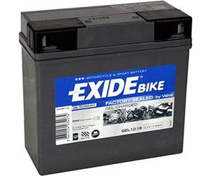 Batterie - 707.26.55 - GEL 519901 EXIDE - Pour la première fois! Technologie de gel pour utilisation moto - que EXIDE Montage avec vis et écrou -