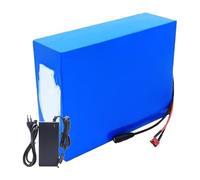 Batterie 72 V 20 Ah pour Vélo Électrique avec Protection BMS, Batterie pour Scooter Électrique, Pack Batterie Lithium-ION 20S4P pour Vélo Électrique avec Chargeur Bullet+SM