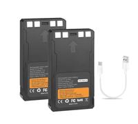 Batterie 8,0 Ah pour SPYPOINT LIT-22 pour caméras cellulaires Trail pour Flex Series (M, Dark, S-Dark, S, G36, Flex-Plus) (2 pièces)