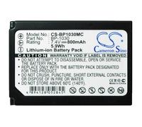 Batterie 800mAh type BP-1030 ED-BP1030 Pour Samsung NX1000 NX1100 NX200 NX2000