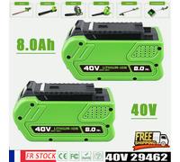 Greenworks Tools batterie G40B2 (batterie puissante rechargeable Li-Ion 40 V 2 Ah adaptée à tous les appareils de la série Greenworks Tools 40 V)