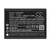 Batterie 950mAh type LP-E10 LPE10 Pour Canon EOS 1100D EOS KISS X50 EOS REBEL T3