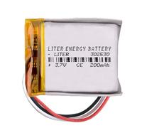 Batterie à 3 Fils 302530 LiPo 3.7V 200mAh 0.74Wh 1S 5C Liter Energy Battery Rechargeable avec PCM thermistance NTC Montre électronique Ne Convient Pas à la Radiocommande 32x25x3mm (3P|200mAh|302530)