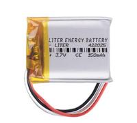 Batterie à 3 fils 422025 LiPo 3.7V 150mAh 0.555Wh 1S 5C Liter Energy Battery Rechargeable avec PCM thermistance NTC montre électronique Ne convient pas à la Radiocommande 27x20x4.5mm(3P|150mAh|422025)