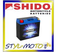 Shido Batterie au lithium LT12B-BS=YT12B-4 – Yamaha XVS 650 Drag Star 2006