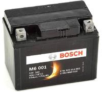 Batterie À Sec Bosch YT4L-BS YT4L-4 Pour Gilera DNA 50 2000-2005 12V 4Ah