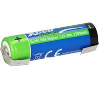 Batterie AA Mignon 1,2 V 2700 mAh NiMH avec cosse à souder U rechargeable + faible auto-décharge