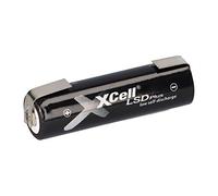 Batterie AA Mignon LSD Plus NI-MH 1,2 V 2550 mAh Low Self-Discharge avec cosse à souder U rechargeable