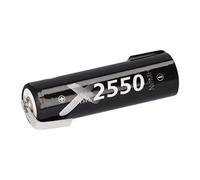 Batterie AA Mignon LSD Plus NI-MH 1,2 V 2550 mAh Low Self-Discharge avec cosse à souder Z Rechargeable - Durable - Sans entretien - Fiable - Batterie de rechange