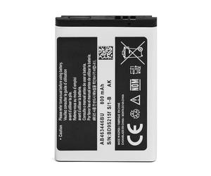 Batterie AB463446BU AB553446BU pour Samsung B2100 Téléphone 800mAh 3,7V | pour C270 C3520 C3590 E250 E900 E1050 E1070 E1150 E1190 E1200 E2330 E2530 E3210 I320 M3200 X530, Li-ION Accu Pile