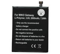 Batterie AccuCell compatible avec la batterie de téléphone portable Wiko Getaway Batterie TLE14J14