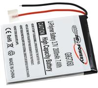 Batterie adaptée à GP S, Navigation NavGear GTX-60, RSX-60, Type A505068G a.o.