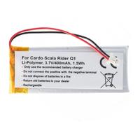 Batterie adaptée au Cardo Rider Q1, Scala Rider Q1, Q3, Scala Rider Q3, FM, Solo Akku WW452050PL, WW452050PL_C, Cardo Louis Special Edition