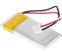 Batterie adaptée au Sennheiser Flex 5000 Li-Polymer 3,7V 400mAh, 1,5Wh env. 35,75x17x5mm