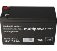 Batterie adaptée au système d'alarme Abus Terxon SX AZ4000 7.2-12 PB 12 Volt 7,2Ah homologation VDS