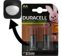 Batterie adaptée pour Philips HUE Motion Outdoor Sensor 2x Duracell 2500mAh Mignon AA