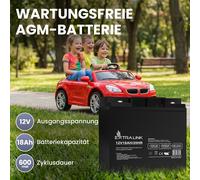 Extralink AKUMULATOR BATTERY ACCUMULATOR AGM 12V 18AH - Batterie - 18.000 mAh Sealed Lead Acid (VRLA) 13,5 V