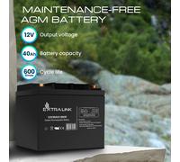 Batterie AGM 12V 7Ah 9Ah 18Ah 40Ah 45Ah sans entretien batterie au plomb rech...