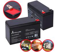 Batterie AGM 12V 7Ah 9Ah 18Ah 40Ah 45Ah sans entretien batterie au plomb rech...