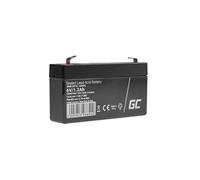 GreenCell Rechargeable Batterie AGM 6V 1,2Ah accumulateur au Gel Plomb Cycles sans Entretien VRLA Battery étanche Résistantes Jouets Installations d'alarme Véhicules pour Enfants