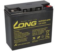 Batterie AGM Blei Akku Kung Long WP22-12N 12V 22Ah Compatible 17Ah, 18Ah, 19Ah