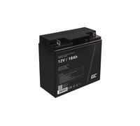Batterie AGM - Green Cell - 12V 18Ah - Fuite d'électrolyte empêchée - Entretien gratuit - Applications variées