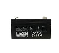 Batterie AGM Liven LV3.2-6 6 V 3,2 Ah C-20 sans entretien - Équipements de sécurité/médicaux/SAI/communication/urgence
