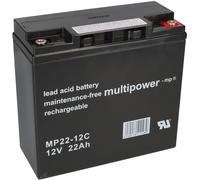 Batterie AGM Plomb 12V 22Ah Compatible GENESIS ENERSYS EP 12V 16EP 12EP16 MP