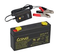 Batterie AGM Plomb 6V 1,2Ah Compatible Pour UPS Gel Plomb + Chargeur 6V