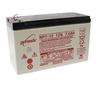 BATTERIE PLOMB ÉTANCHE NP7-12 ENERSYS 12V 7AH