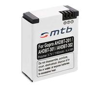 Batterie AHDBT-301, 302 pour GoPro Hero3 & Hero 3+ Black, White, Silver Edition [1180mAh - Li-Polymer]