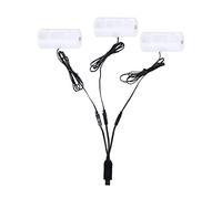 Batterie alcaline 3 en 1 USB vers 1,5 V-6 V C universelle de remplacement pour lampe LED décoration lampe jouet bougie sans flamme C batterie vers USB convertisseur électrique