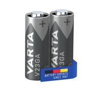 Batterie Alcaline Varta A23, 12V, 50mAh, Cylindrique, Type V23GA, Dimensions 10.3 x 28.5 mm, Poids 8.1g, Conditionnement Blister de 2 unités