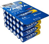 Pack 24 Piles VARTA Pile alcaline LONGLIFE Power AA (LR6) 1.5V