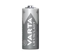 Batterie Alcaline Varta LR1 Cylindrique 1.5V 880mAh - Dimensions 12mm x 30.2mm - Poids 10g - Conditionnement Blister (Référence Varta 04001-101-401)