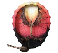 Batterie amérindienne - tambour-cadre avec | Livre tambour avec, instrument de musique pour, adultes, décorations pour la maison de chaman a une apparence exquise, qui a un T