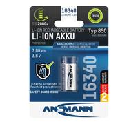 Ansmann Pile rechargeable spéciale 16340 Li-Ion 3,6 V 850 mAh – 1 pièce