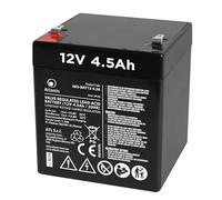 Batterie Atlantis 12v 4.5 ah au Plomb scellé (VRLA), Convient pour UPS(onduleur), vidéosurveillance, systèmes d'alarme, mobilité électrique, Jouets, Attache faston F2 6.3mm, A03-BAT12-4.5A