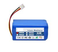 Batterie Au Lithium 14.4v 2600mAh, Compatible Avec LIECTROUX C30B E30, Batterie Au Lithium For Aspirateur Robot(3000mAh)